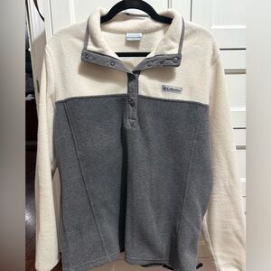 Columbia Cream Fleece Jacket